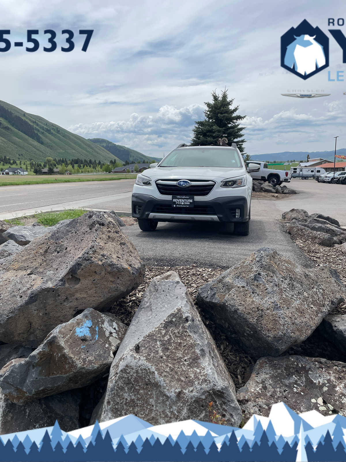 Used 2022 Subaru Outback Limited with VIN 4S4BTANC4N3164667 for sale in Jackson, WY