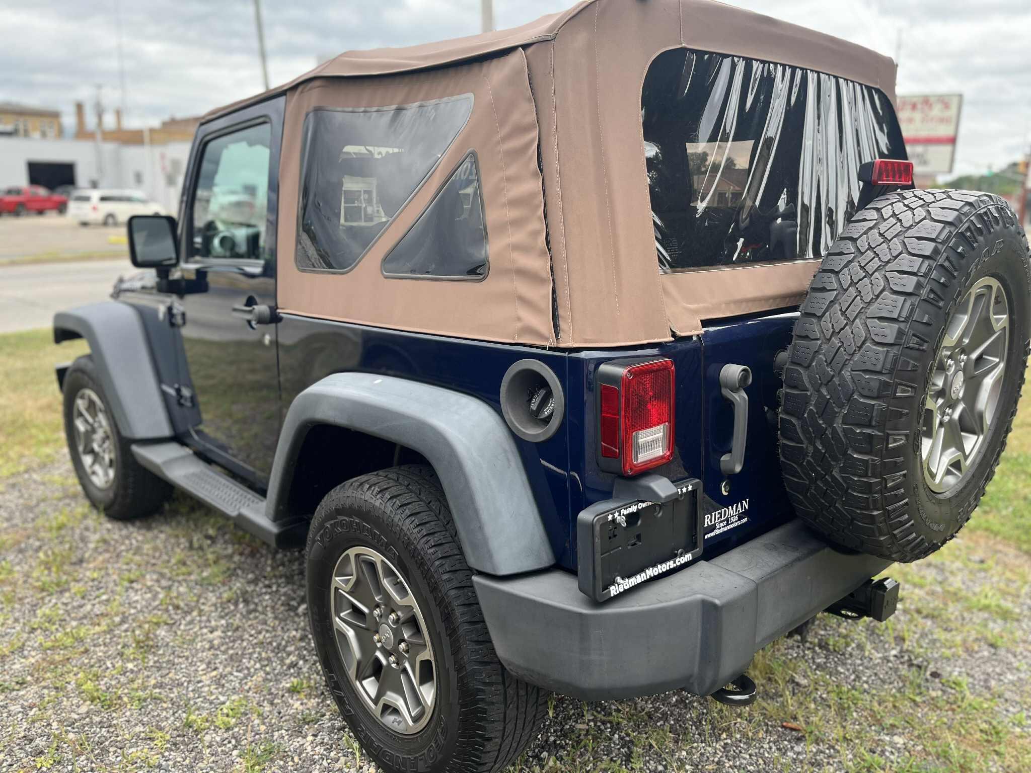 Used 2013 Jeep Wrangler Rubicon with VIN 1C4BJWCG4DL560819 for sale in Connersville, IN
