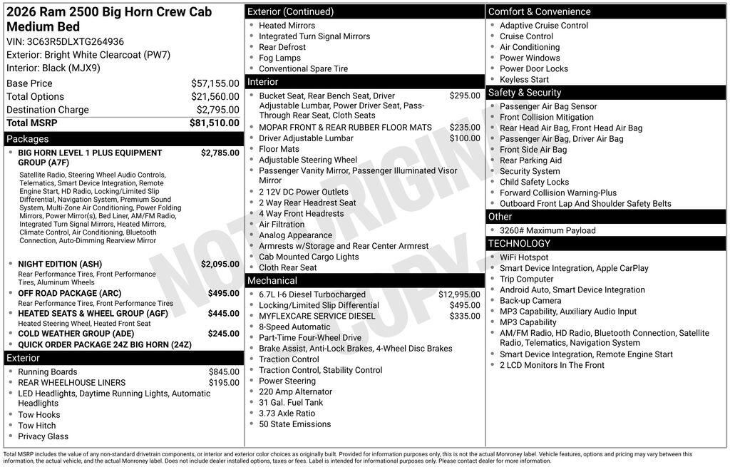 2026 RAM 2500 Big Horn - Photo 30