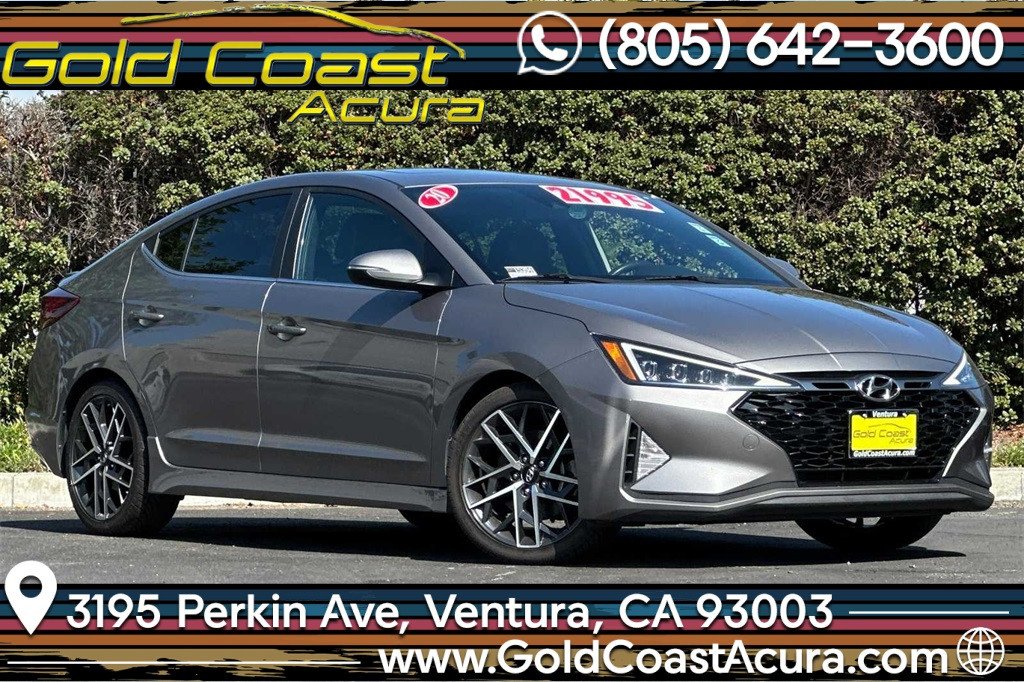 Used 2020 Hyundai Elantra Sport with VIN KMHD04LB2LU084434 for sale in Ventura, CA