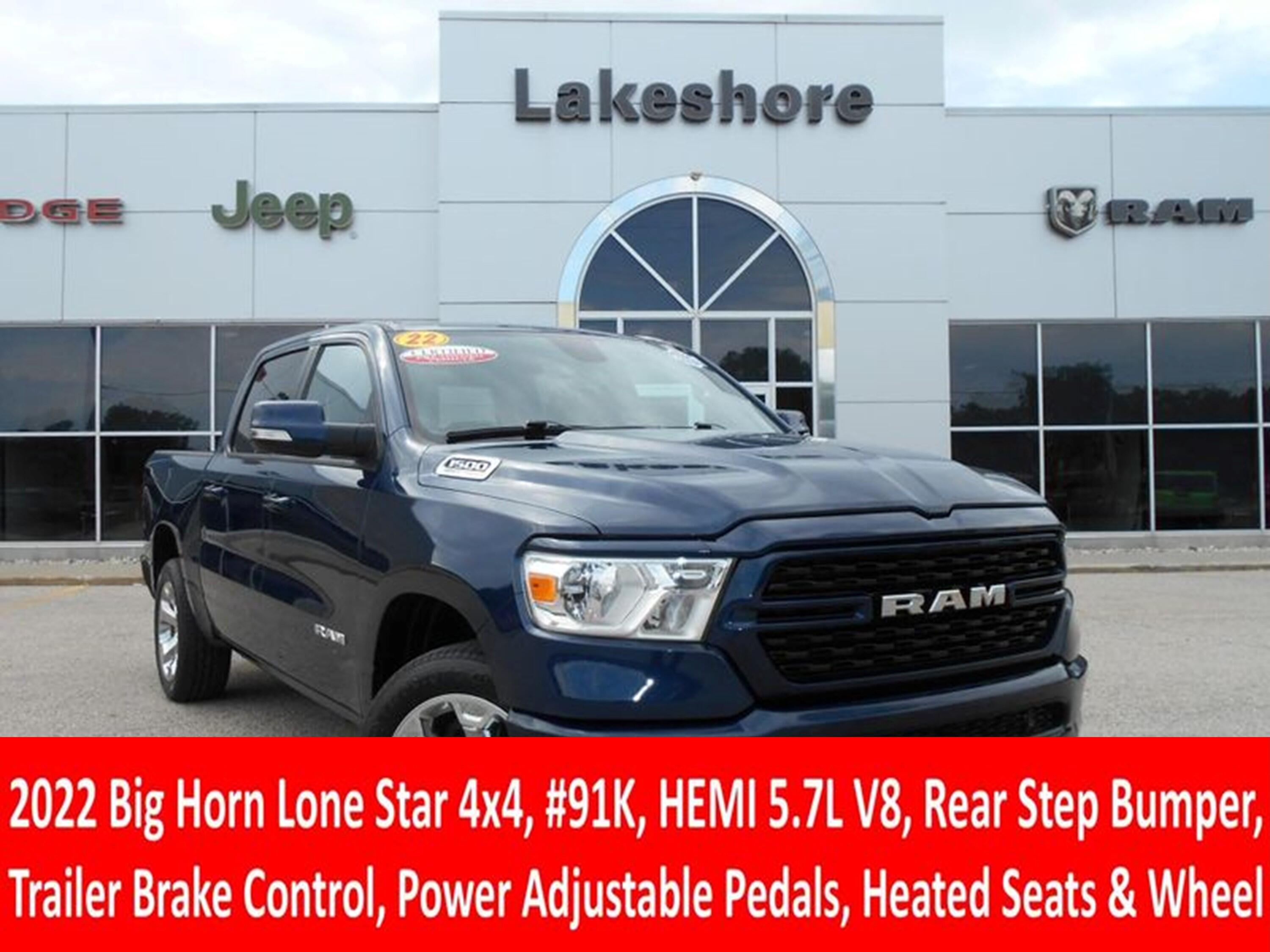 2022 RAM 1500 Big Horn/Lone Star 4x4 Crew Cab 5'7's photo