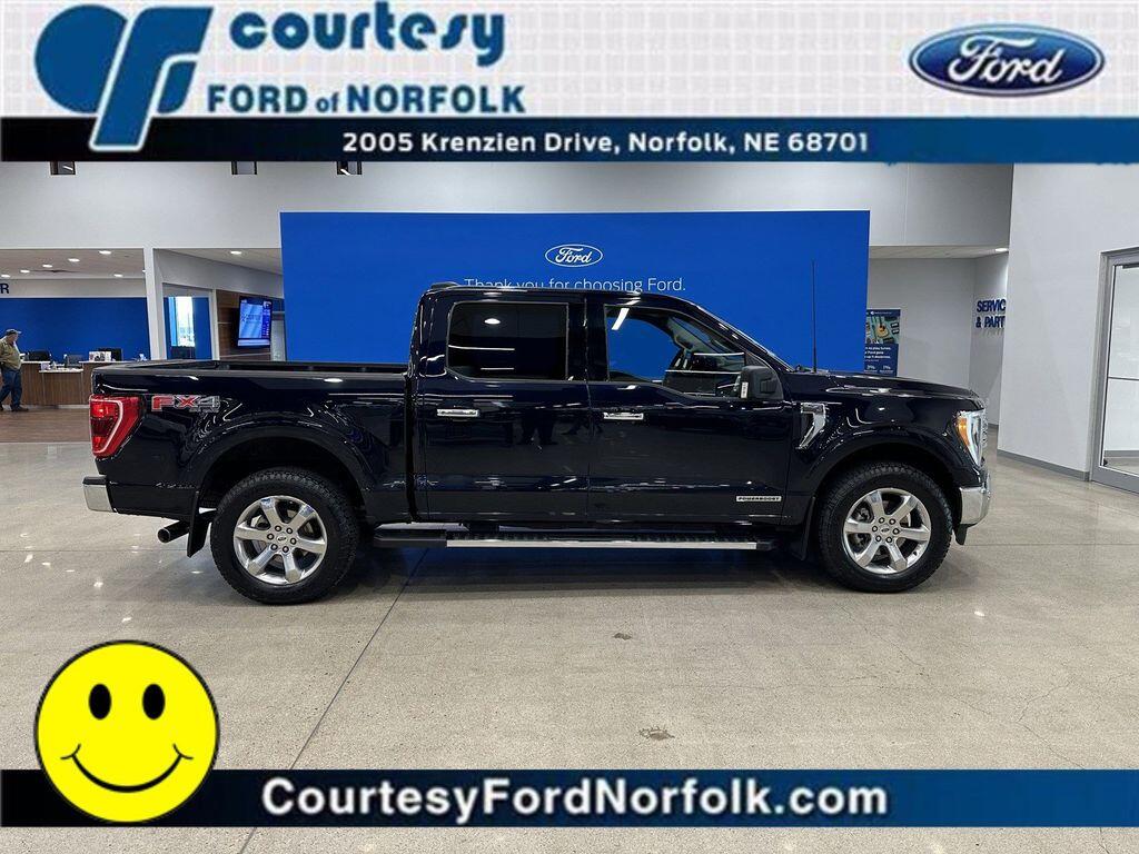 Used 2021 Ford F-150 XLT with VIN 1FTFW1ED0MFD05687 for sale in Norfolk, NE