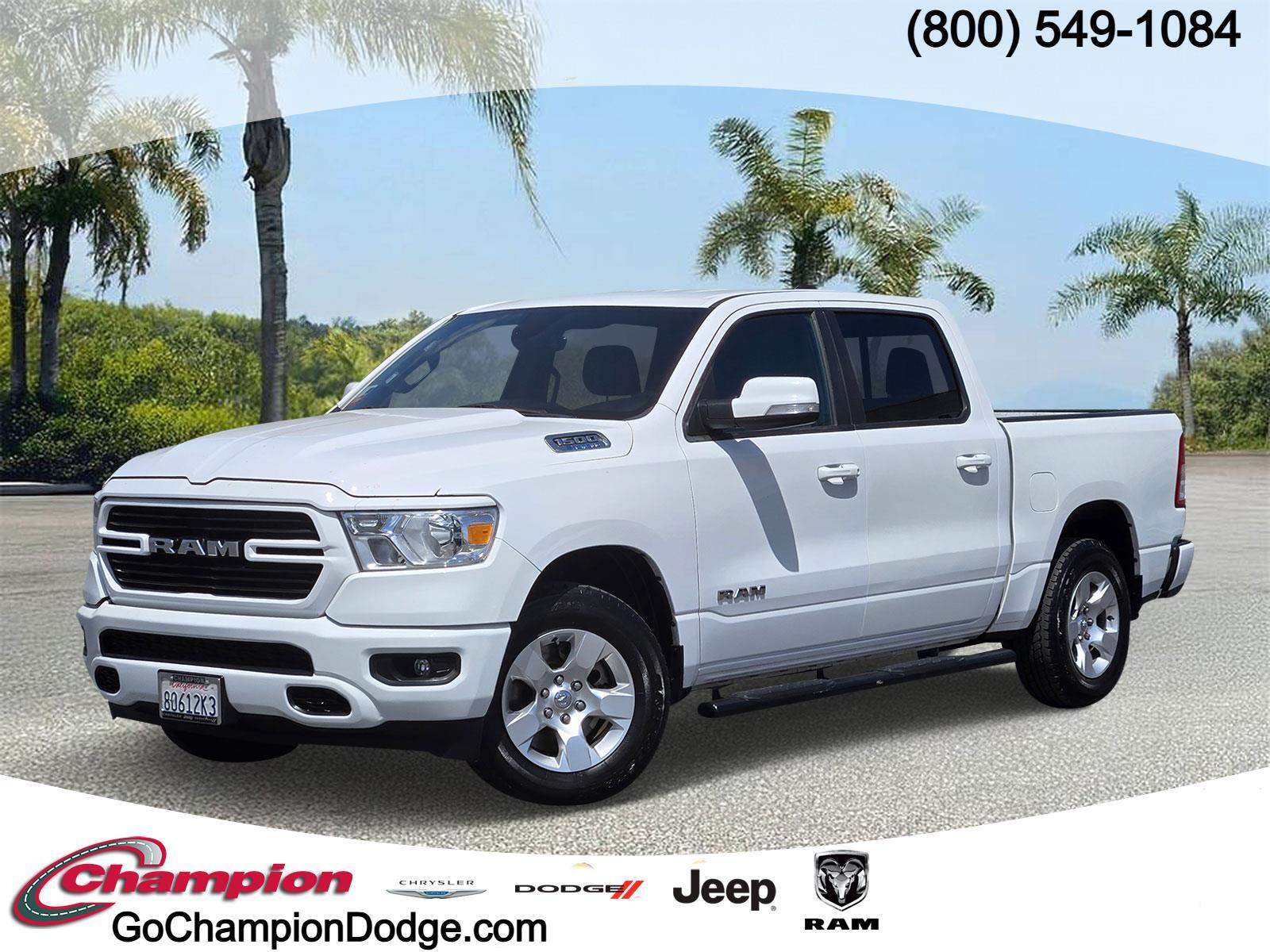 Used 2021 RAM Ram 1500 Pickup Big Horn/Lone Star with VIN 1C6RREFG6MN710339 for sale in Downey, CA