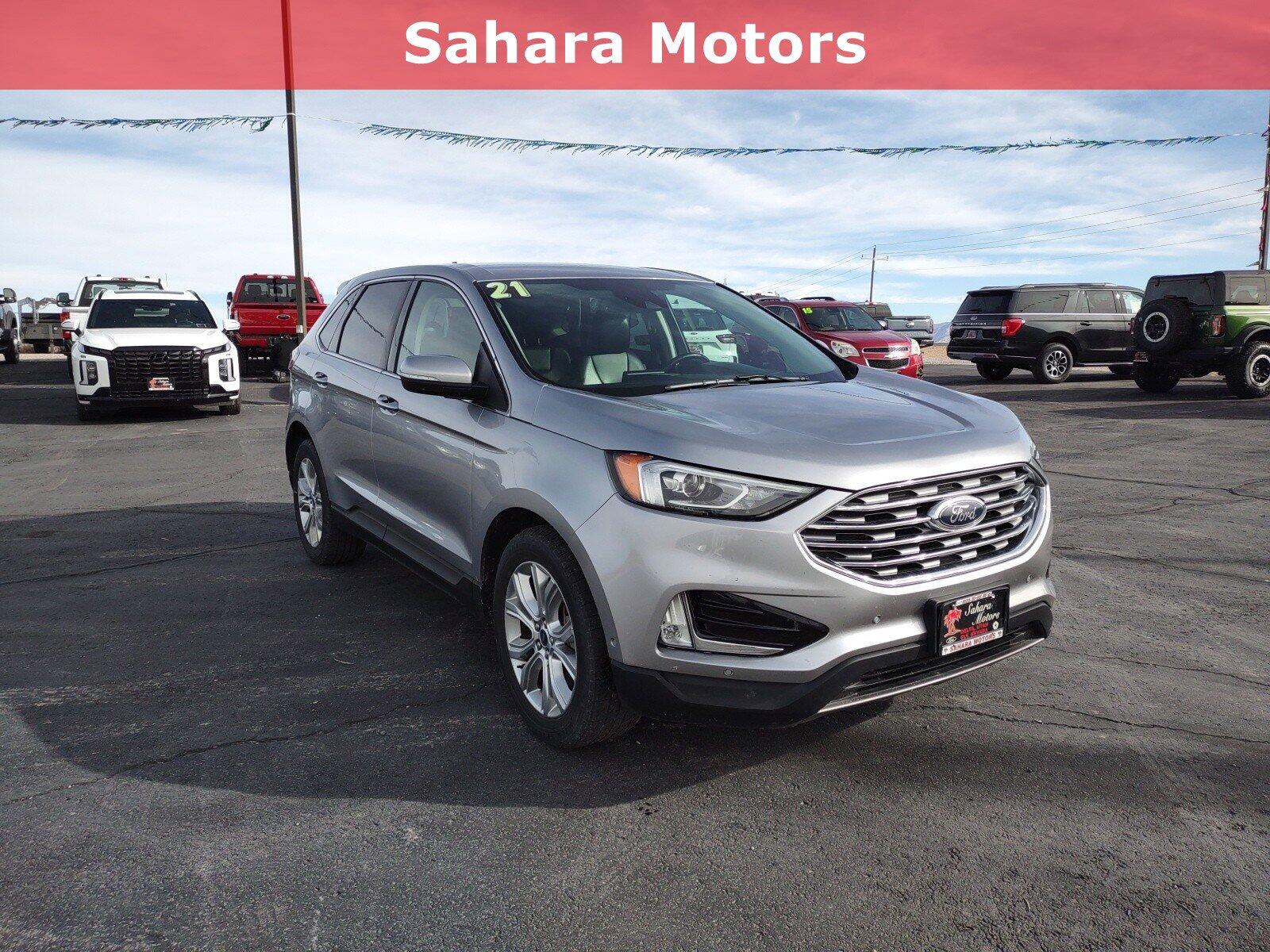 Used 2021 Ford Edge Titanium with VIN 2FMPK4K95MBA14794 for sale in Ely, NV