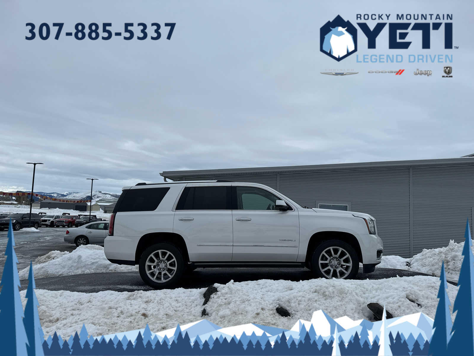 Used 2019 GMC Yukon Denali with VIN 1GKS2CKJ7KR315102 for sale in Jackson, WY