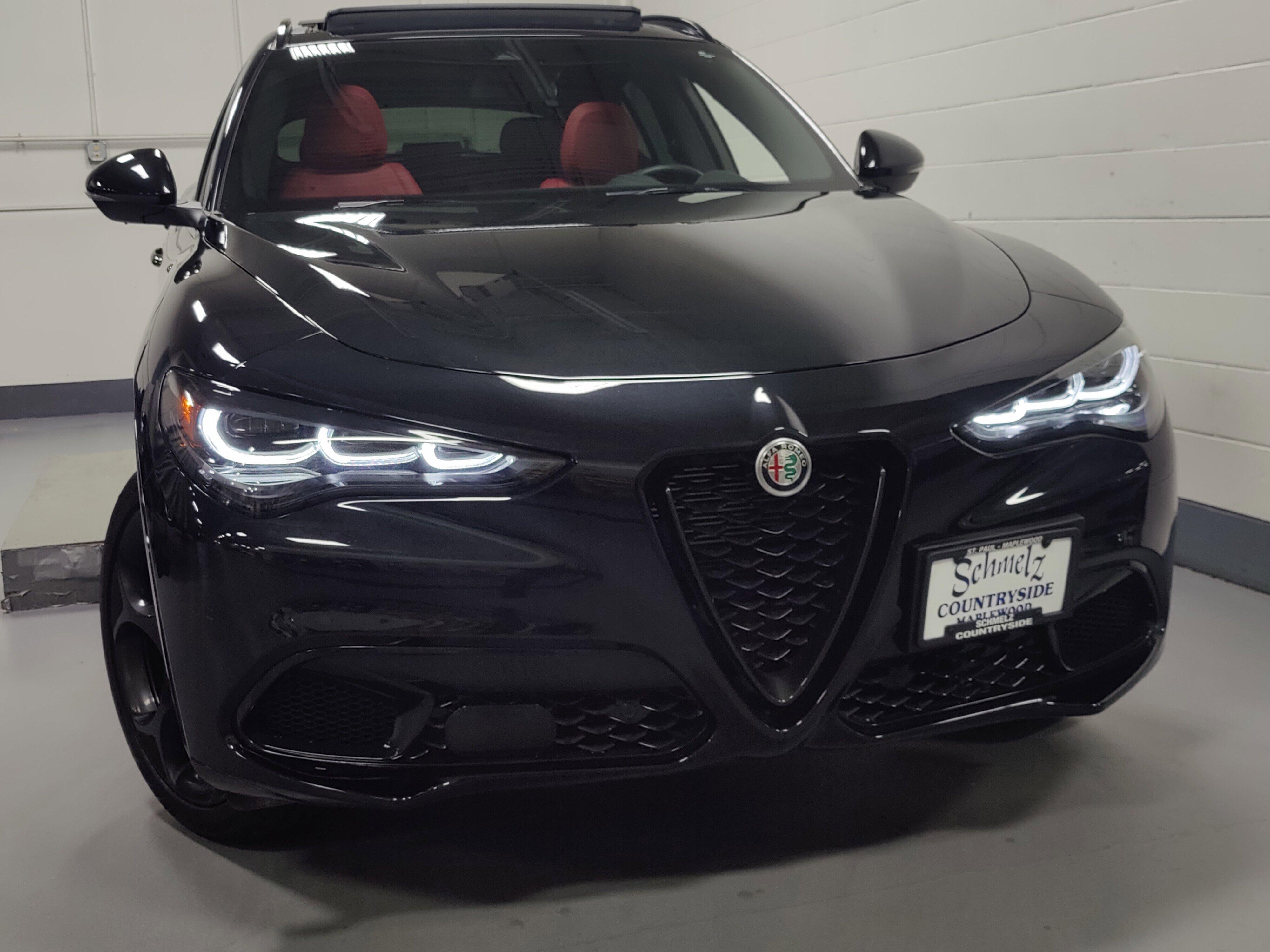Used 2024 Alfa Romeo Stelvio Veloce with VIN ZASPAKBN6R7D86547 for sale in Maplewood, Minnesota