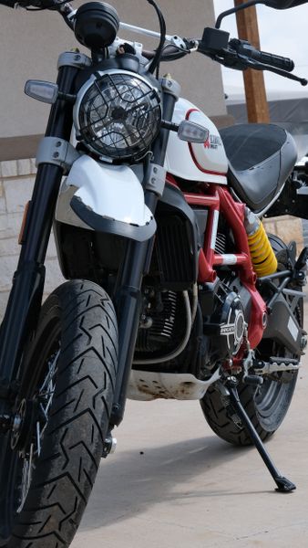 2019 DUCATI Scrambler Desert Sled  in a RED exterior color. Family PowerSports (877) 886-1997 familypowersports.com 