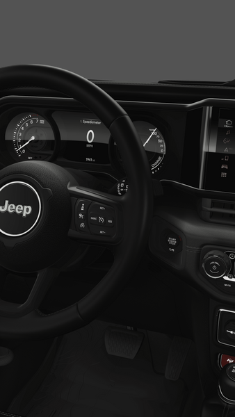 2024 Jeep Wrangler 4-door Rubicon X 4xe in a Black Clear Coat exterior color and Blackinterior. Marina Auto Group (855) 564-8688 marinaautogroup.com 