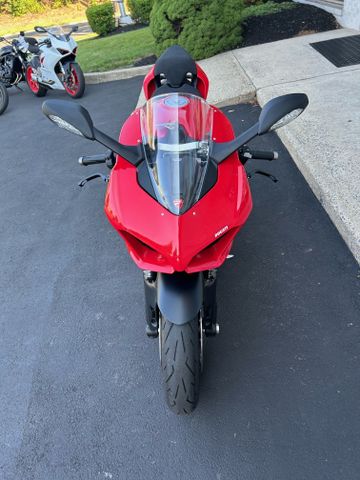 2022 Ducati Panigale V2 in a RED exterior color. Cross Country Powersports 732-491-2900 crosscountrypowersports.com 