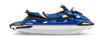 2024 YAMAHA PWC WAVERUNNER VX CRUISER HO WITH AUDIO AZURE BLUE  WHITE  in a BLUE exterior color. Family PowerSports (877) 886-1997 familypowersports.com 
