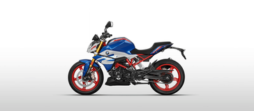 2024 BMW G 310 R in a RACING BLUE METALLIC exterior color. SoSo Cycles 877-344-5251 sosocycles.com 