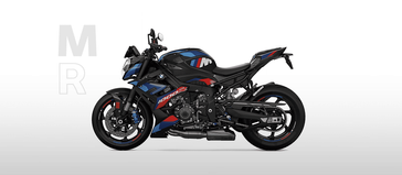 2024 BMW M 1000 R in a BLACK STORM METALLIC exterior color. Tampa Bay Motos 813-926-9937 tampabaymotos.com 