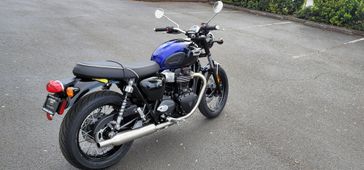 2024 Triumph Bonneville T100 Sapphire Blue / Silver 