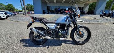 2022 Royal Enfield Himalayan in a MIRAGE SILVER exterior color. BMW Motorcycles of Jacksonville (904) 375-2921 bmwmcjax.com 