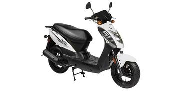 2022 KYMCO Agility in a Pearly White exterior color. Central Mass Powersports (978) 582-3533 centralmasspowersports.com 