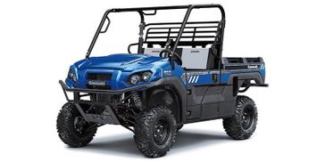 2024 Kawasaki Mule PRO-FXR 1000 in a Met Sierra Blue exterior color. New England Powersports 978 338-8990 pixelmotiondemo.com 