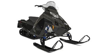 2024 Polaris Switchback Assault in a Gloss Black/Shadow Gray exterior color. New England Powersports 978 338-8990 pixelmotiondemo.com 