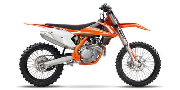 2018 KTM SX 450 F in a Orange exterior color. New England Powersports 978 338-8990 pixelmotiondemo.com 