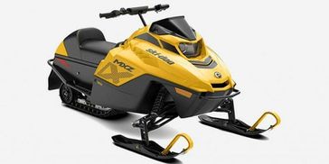 2024 Ski-Doo SM MXZ 120 YL 24  in a Neo Yellow exterior color. New England Powersports 978 338-8990 pixelmotiondemo.com 