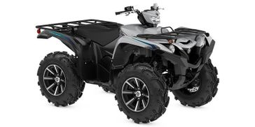 2024 Yamaha Grizzly in a Silver Met Black exterior color. New England Powersports 978 338-8990 pixelmotiondemo.com 