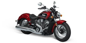 2025 INDIAN MOTORCYCLE INDIAN SCOUT CLASSIC LIMITED WITH TECHNOLOGY PACKAGE SUNSET RED METALLIC