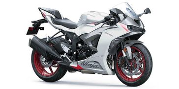 2025 Kawasaki NINJA ZX6R KRT EDITION LIME GREEN AND EBONY AND PEARL BLIZZARD WHITE