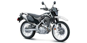 2023 Kawasaki KLX 230S ABS in a Battle Gray exterior color. New England Powersports 978 338-8990 pixelmotiondemo.com 