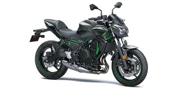 2023 Kawasaki Z650 in a Met Matte Graph exterior color. New England Powersports 978 338-8990 pixelmotiondemo.com 