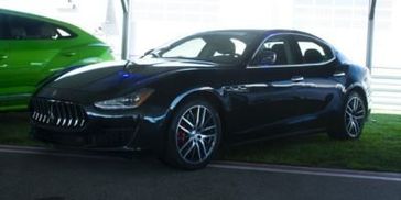 2023 Maserati Ghibli Modena in a Nero Noctis Black exterior color and Nerointerior. Ontario Auto Center ontarioautocenter.com 
