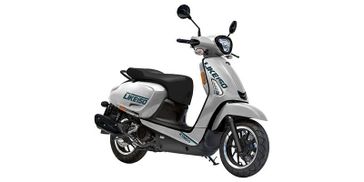 2022 KYMCO Like Series in a Matte Silver exterior color. New England Powersports 978 338-8990 pixelmotiondemo.com 