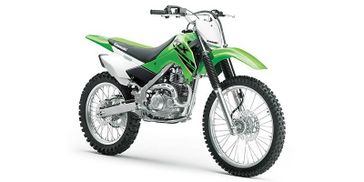 2022 Kawasaki KLX 140R F in a Green exterior color. New England Powersports 978 338-8990 pixelmotiondemo.com 