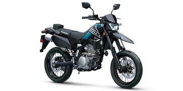 2023 Kawasaki KLX 300SM in a Black exterior color. New England Powersports 978 338-8990 pixelmotiondemo.com 