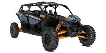 2025 CAN-AM MAVERICK X3 RS TURBO RR SCAN BLUE AND ORANGE CRUSH