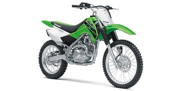 2023 Kawasaki KLX 140R L in a Lime Green exterior color. New England Powersports 978 338-8990 pixelmotiondemo.com 