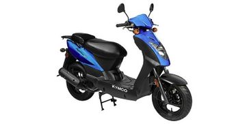 2023 KYMCO Agility in a Blue exterior color. New England Powersports 978 338-8990 pixelmotiondemo.com 