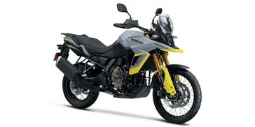 2023 Suzuki V-Strom in a Gray exterior color. Parkway Cycle (617)-544-3810 parkwaycycle.com 
