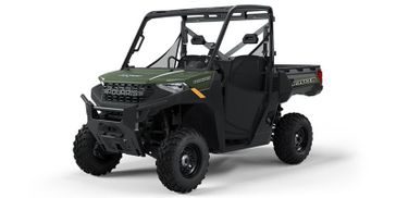 2024 Polaris Ranger 1000 in a Sage Green exterior color. New England Powersports 978 338-8990 pixelmotiondemo.com 