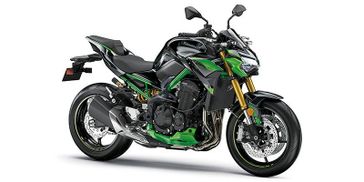 2024 Kawasaki Z900 in a Met Spark Black exterior color. New England Powersports 978 338-8990 pixelmotiondemo.com 