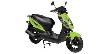 2022 KYMCO Agility in a Apple Green exterior color. New England Powersports 978 338-8990 pixelmotiondemo.com 