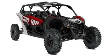 2025 CAN-AM MAVERICK X3 MAX RS TURBO FIERY RED AND HYPER SILVER