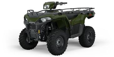 2024 Polaris SPORTSMAN 450 HO EPS in a SAGE GREEN exterior color. Cross Country Powersports 732-491-2900 crosscountrypowersports.com 
