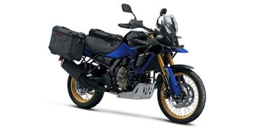 2023 Suzuki V-Strom in a Black exterior color. New England Powersports 978 338-8990 pixelmotiondemo.com 