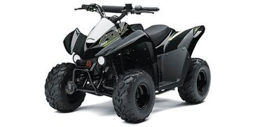 2022 Kawasaki KFX in a Black exterior color. New England Powersports 978 338-8990 pixelmotiondemo.com 