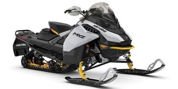 2024 Ski-Doo MXZ Adrenaline With Blizzard Package in a Catalyst Grey exterior color. New England Powersports 978 338-8990 pixelmotiondemo.com 