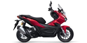 2022 Honda ADV in a Red exterior color. New England Powersports 978 338-8990 pixelmotiondemo.com 