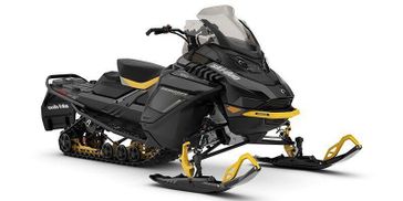 2024 Ski-Doo Renegade Adrenaline With Enduro Package in a Black Yellow exterior color. New England Powersports 978 338-8990 pixelmotiondemo.com 