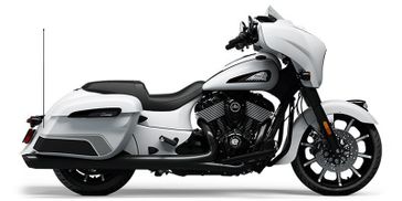 2024 INDIAN MOTORCYCLE CHIEFTAIN DARK HORSE GHOST WHITE METALLIC SMOKE WITH GRAPHICS