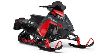 2024 Polaris INDY XC 137 in a Indy Red/Stealth Gray exterior color. New England Powersports 978 338-8990 pixelmotiondemo.com 