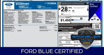 Used 2020 Ford EcoSport SE