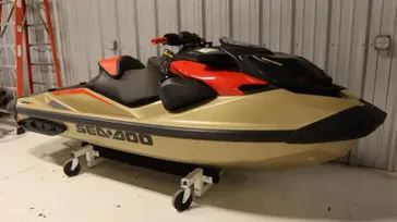 2025 SEADOO RXPX 325 WITH SOUND SYSTEM METALLIC TAN AND LAVA RED 